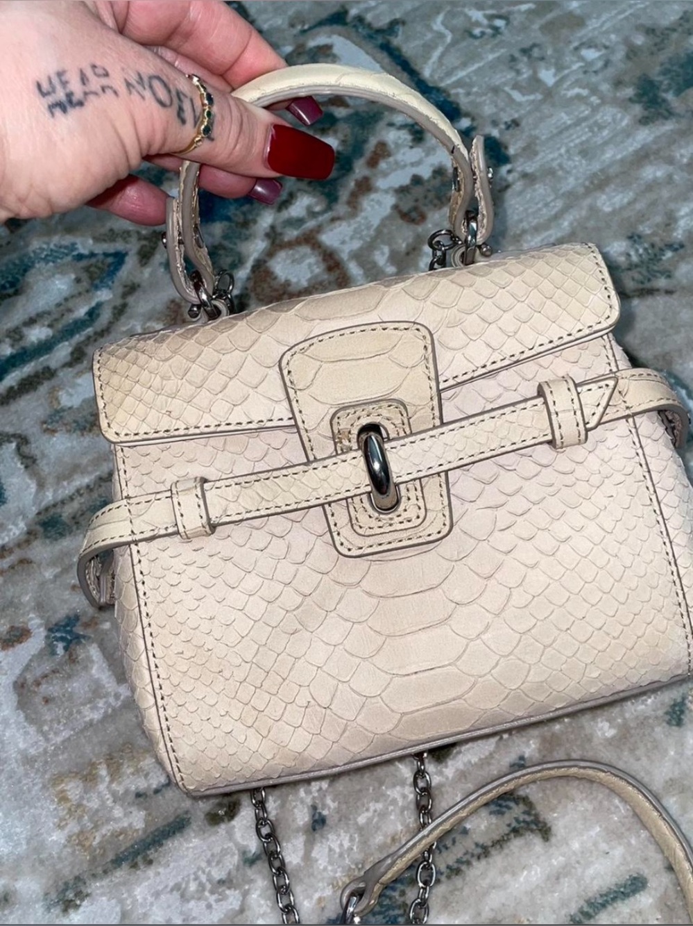 Banana Republic Leather Mini Crossbody Bag.